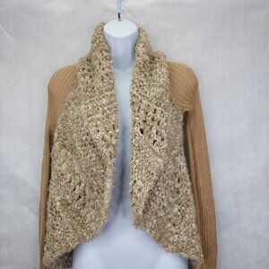 Taller De Christina Shrug Women's S/M Open Cardigan Recycled Crochet Art To Wear